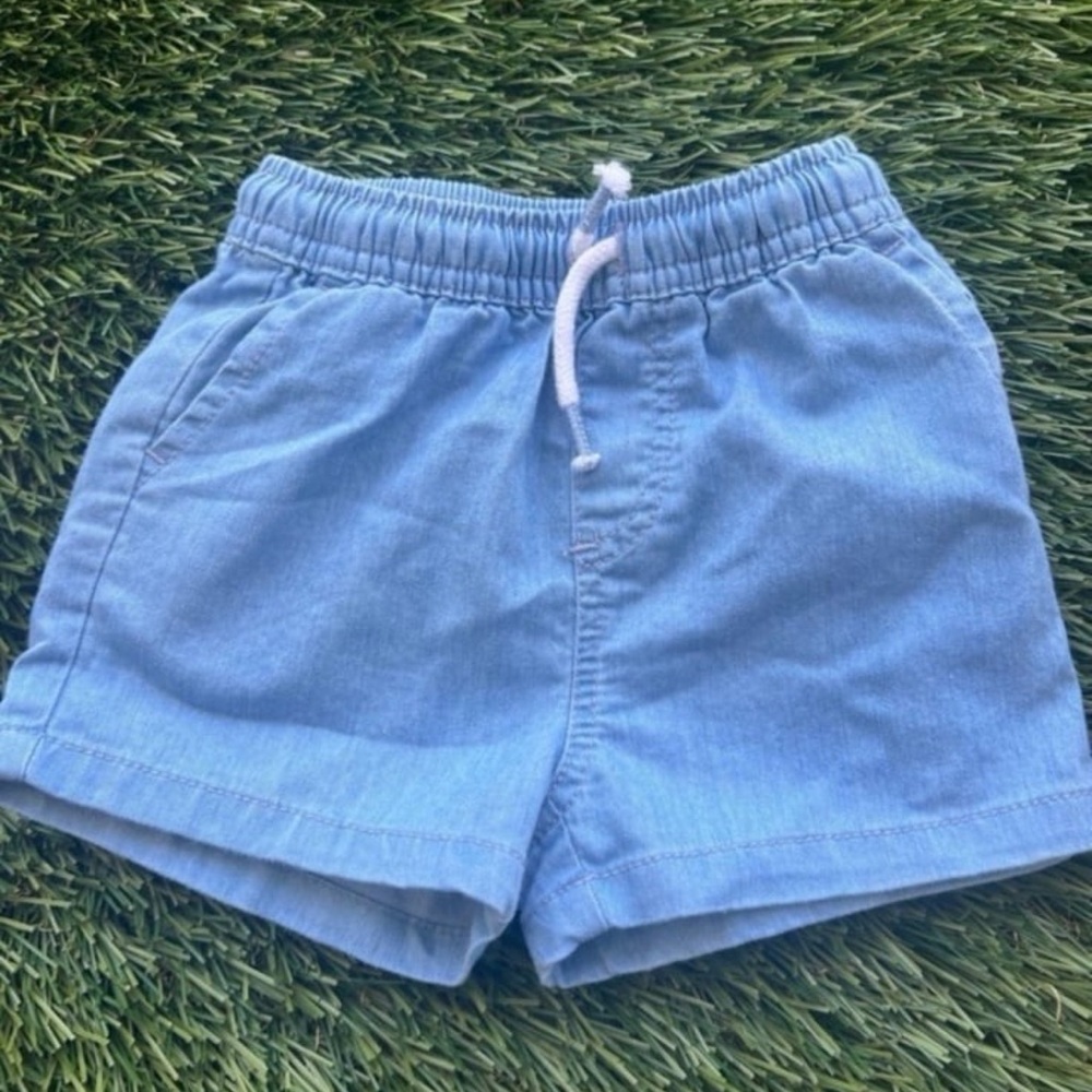 SEED Heritage Light Blue baby boy Kids denim  Shorts 6-12 m
